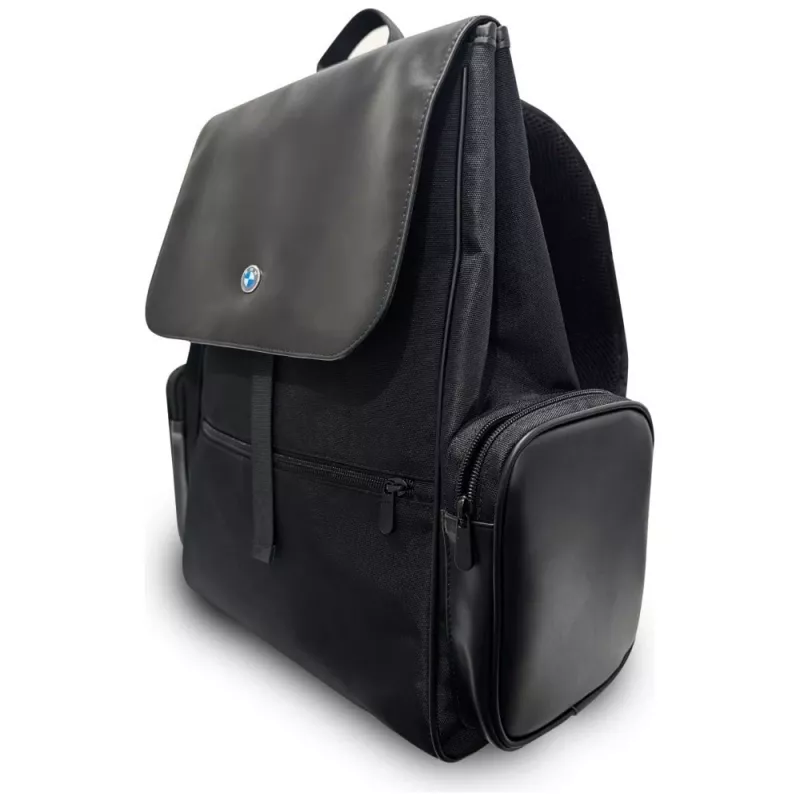 Mochila BMW Side Pockets Metal Logo para portátil 15 preta
