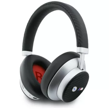 Auscultadores BMW M Carbon Metal Logo Bluetooth ENC over-ear prateado