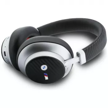 Auscultadores BMW M Carbon Metal Logo Bluetooth ENC over-ear prateado