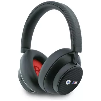 Auscultadores BMW M Carbon Metal Logo Bluetooth ENC over-ear preto