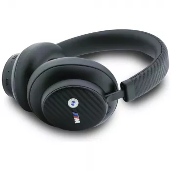Auscultadores BMW M Carbon Metal Logo Bluetooth ENC over-ear preto