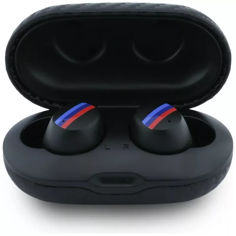 Auscultadores TWS Bluetooth BMW Carbon Metal Logo ENC preto