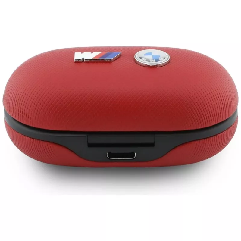 Auscultadores TWS Bluetooth BMW M Metal Logo com ENC, vermelho
