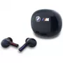 Auscultadores TWS Bluetooth BMW azul-marinho com logótipo impresso