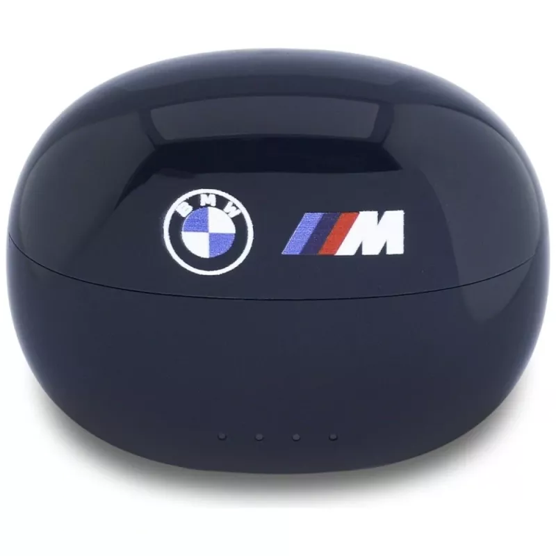 Auscultadores TWS Bluetooth BMW azul-marinho com logótipo impresso