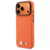Capa MagSafe BMW M Metal Logo para iPhone 17 Pro laranja