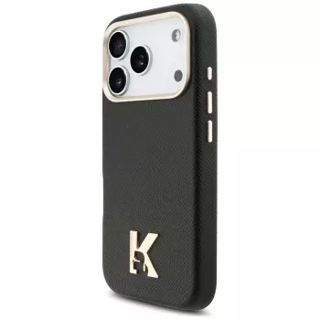 Capa MagSafe Karl Lagerfeld Karl Head Logo para Apple iPhone 17 Pro, preta
