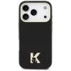 Capa MagSafe Karl Lagerfeld Karl Head Logo para Apple iPhone 17 Pro, preta