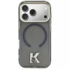 Capa MagSafe KARL LAGERFELD IML K Head Logo para iPhone 17 Pro, preta