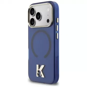 Capa MagSafe KARL LAGERFELD IML K Head Logo para Apple iPhone 17 Pro - azul