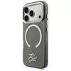 Capa MagSafe KARL LAGERFELD IML KL Script Logo para Apple iPhone 17 Pro, preta
