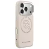 Karl Lagerfeld K Head Point Logo Capa MagSafe para Apple iPhone 17 Pro, rosa