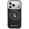 Karl Lagerfeld Point & Choupette Sketch Capa MagSafe para iPhone 17 Pro, preto