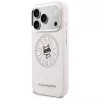 Karl Lagerfeld Point & Choupette Sketch Capa MagSafe para Apple iPhone 17 Pro, rosa