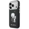 KARL LAGERFELD Karl & Choupette Back Logo Capa MagSafe para iPhone 17 Pro Max, preto