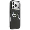 KARL LAGERFELD IML Choupettes KarlScript Logo Capa MagSafe para iPhone 17 Pro Max, preto