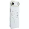 Karl Lagerfeld IML Choupettes KarlScript Logo Capa MagSafe para iPhone Air, transparente
