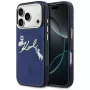 KARL LAGERFELD IML Choupettes KarlScript Logo Capa MagSafe para Apple iPhone 17 Pro Max - azul