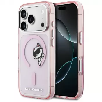 KARL LAGERFELD IML Peekaboo Capa MagSafe para Apple iPhone 17 Pro - rosa