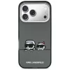 KARL LAGERFELD IML Karl & Choupette Peekaboo Logo Capa MagSafe para iPhone 17 Pro Max, preto