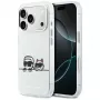 KARL LAGERFELD IML Karl & Choupette Peekaboo Logo Capa MagSafe para Apple iPhone 17 Pro, branco