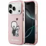 KARL LAGERFELD Karl & Choupette Back Capa MagSafe para iPhone 17 Pro rosa