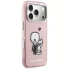 KARL LAGERFELD Karl & Choupette Back Capa MagSafe para iPhone 17 Pro rosa