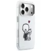 Karl Lagerfeld Karl & Choupette Back Capa MagSafe para iPhone 17 Pro Max, transparente