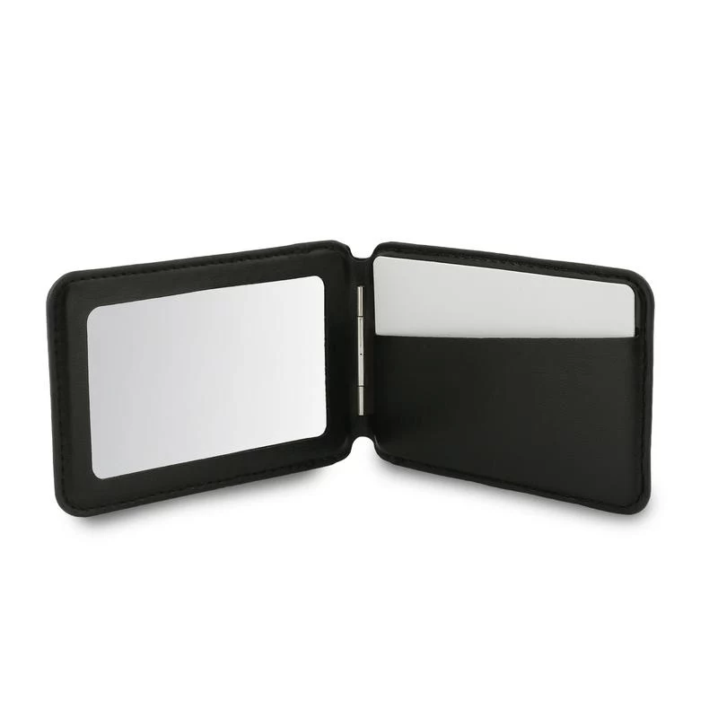 Carteira MagSafe Guess 4G Stand & Mirror com espelho, preto
