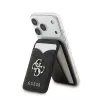 Carteira MagSafe Guess 4G Stand & Mirror com espelho, preto