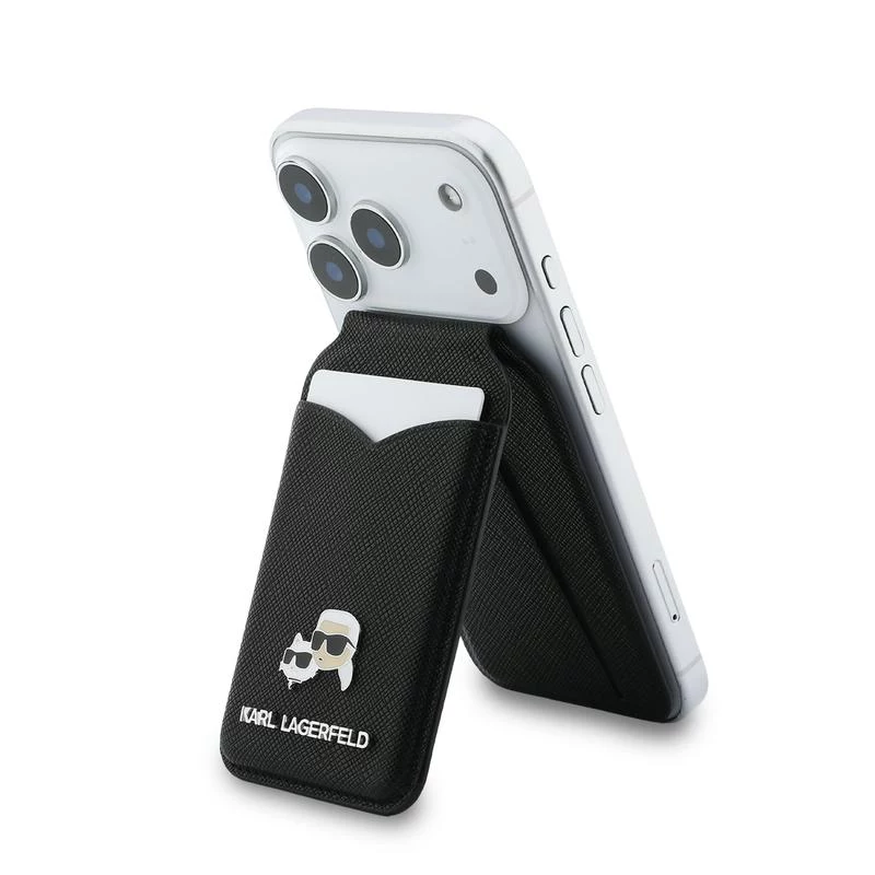 Karl Lagerfeld Stand Mirror Carteira MagSafe preto
