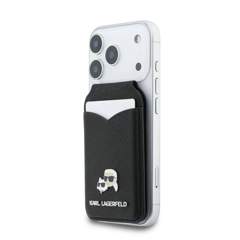 Karl Lagerfeld Stand Mirror Carteira MagSafe preto