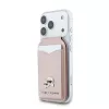 Karl Lagerfeld Stand Mirror Carteira MagSafe rosa