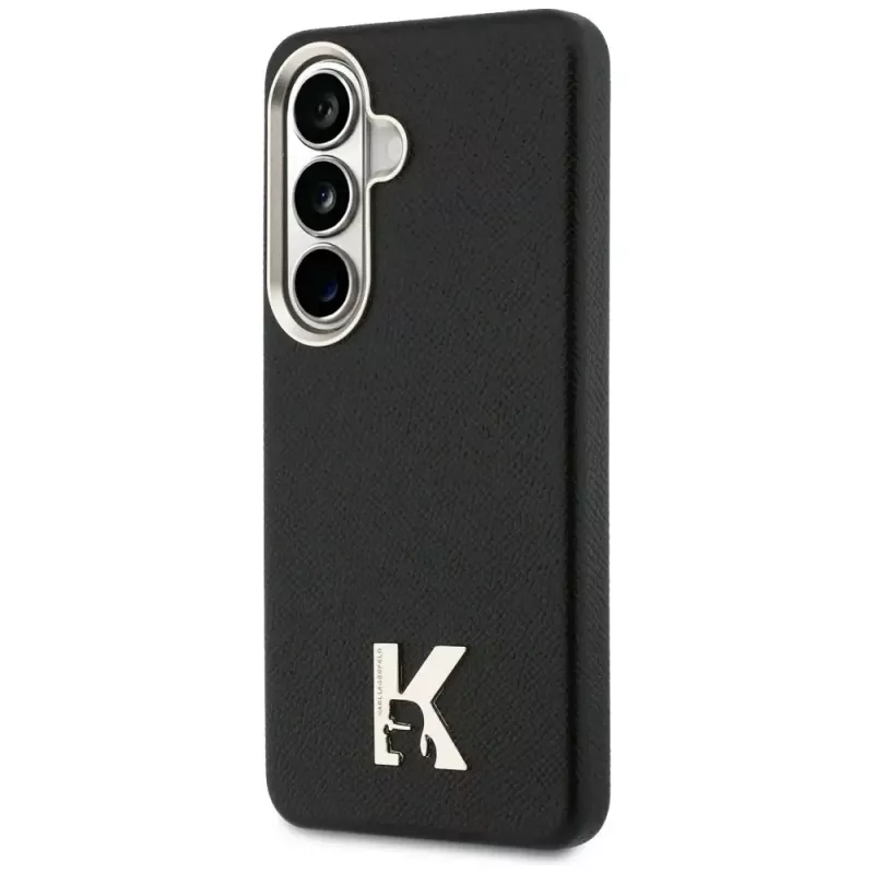 Karl Lagerfeld K Metal Logo Capa MagSafe para Samsung Galaxy S26 preto