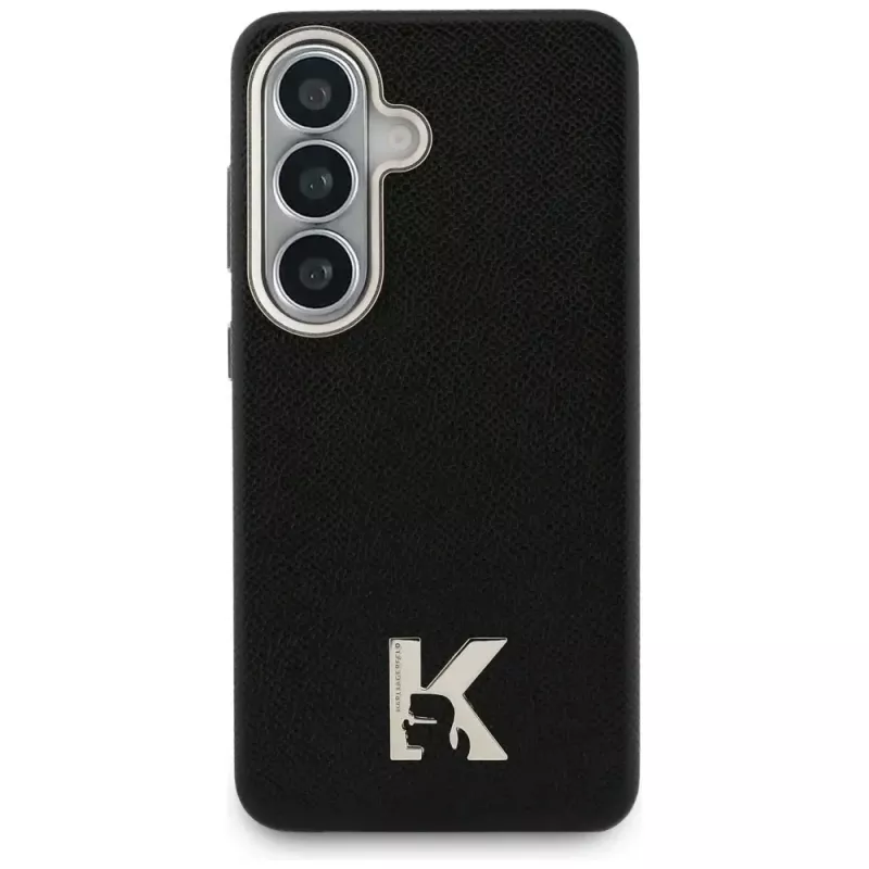 Karl Lagerfeld K Metal Logo Capa MagSafe para Samsung Galaxy S26 preto