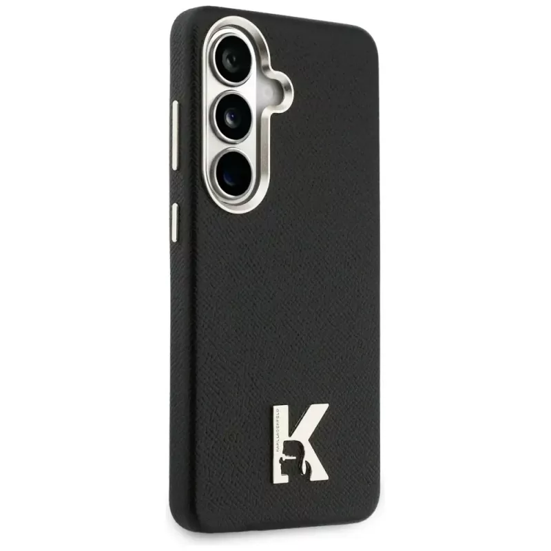 Karl Lagerfeld K Metal Logo Capa MagSafe para Samsung Galaxy S26 preto