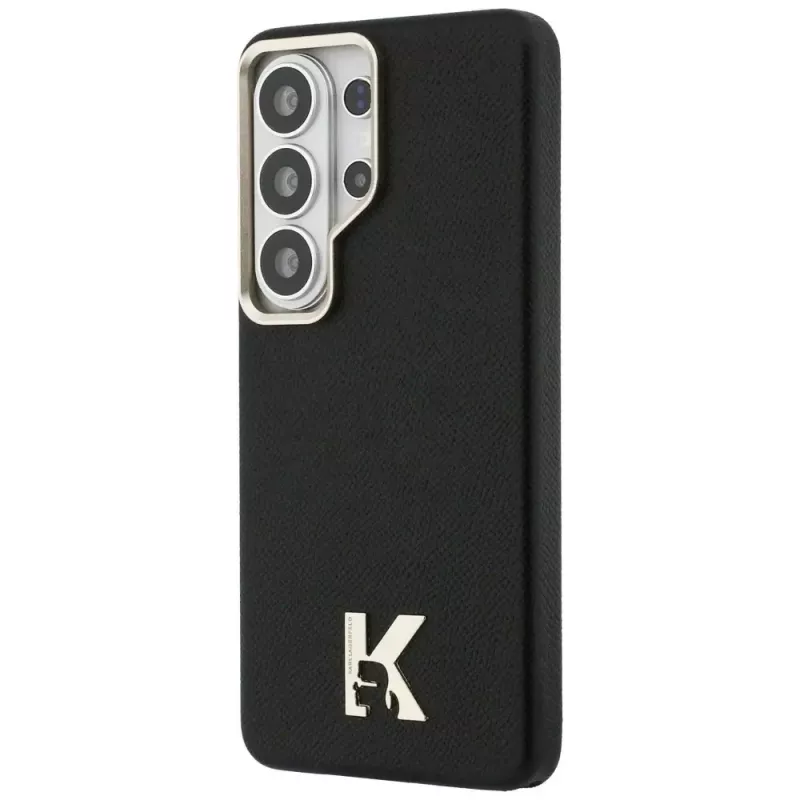Karl Lagerfeld K Metal Logo Capa MagSafe para Samsung Galaxy S26 Ultra preto