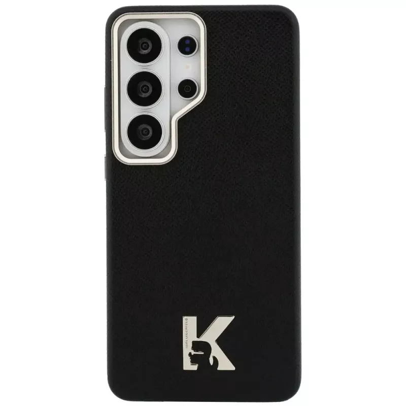 Karl Lagerfeld K Metal Logo Capa MagSafe para Samsung Galaxy S26 Ultra preto