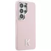 Karl Lagerfeld K Metal Logo Capa MagSafe para Samsung Galaxy S26 Ultra rosa