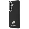Karl Lagerfeld Saffiano KC Metal Logo Capa MagSafe para Samsung Galaxy S26, preto