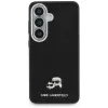 Karl Lagerfeld Saffiano KC Metal Logo Capa MagSafe para Samsung Galaxy S26, preto