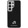 Karl Lagerfeld Saffiano KC Metal Logo Capa MagSafe para Samsung Galaxy S26 Ultra preto