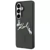 Capa MagSafe Karl Lagerfeld IML KC Script para Samsung Galaxy S26+ preta