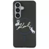 Capa MagSafe Karl Lagerfeld IML KC Script para Samsung Galaxy S26+ preta