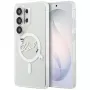 Capa MagSafe Karl Lagerfeld IML KC Script para Samsung Galaxy S26 Ultra (transparente)