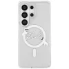 Capa MagSafe Karl Lagerfeld IML KC Script para Samsung Galaxy S26 Ultra (transparente)