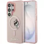 Capa MagSafe KARL LAGERFELD IML Peekaboo Choupette para Samsung Galaxy S26 Ultra, rosa