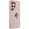 Capa MagSafe KARL LAGERFELD IML Peekaboo Choupette para Samsung Galaxy S26 Ultra, rosa