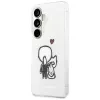Capa MagSafe KARL LAGERFELD IML Karl & Choupette para Samsung Galaxy S26, transparente