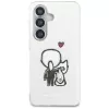 Capa MagSafe KARL LAGERFELD IML Karl & Choupette para Samsung Galaxy S26, transparente